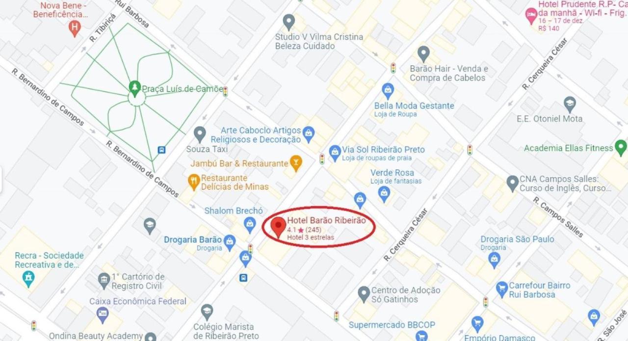 Hotel Barao Ribeirao 리베이라오프레토 외부 사진